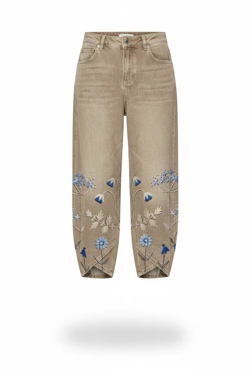NORABELLE | Pantalon en lin artisanal
