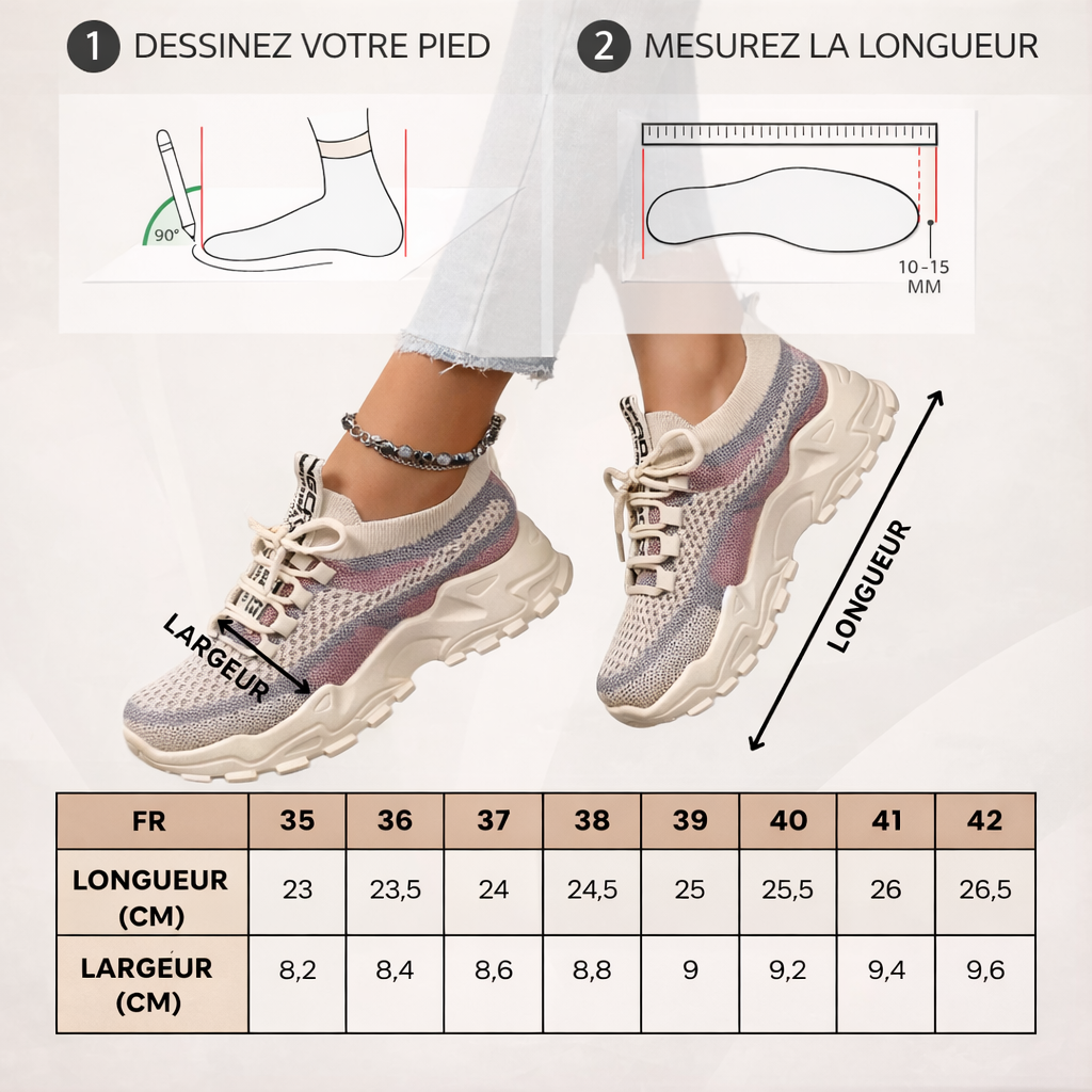 Airsynq™ — Sneakers légères confort quotidien