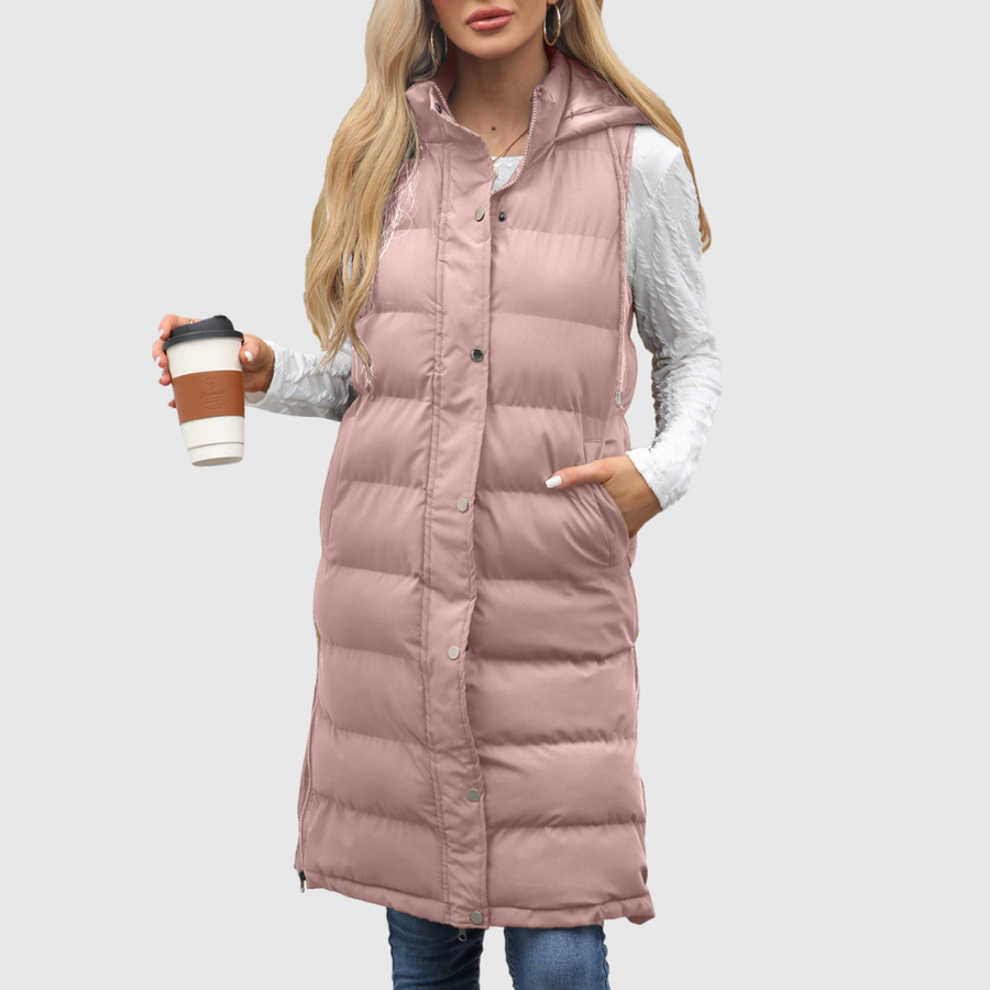 LIFIA | CASUAL SLEEVELESS HOODED VEST