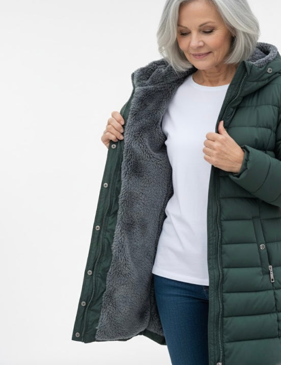 Marguerite™ — Veste matelassée chaude confortable élégante