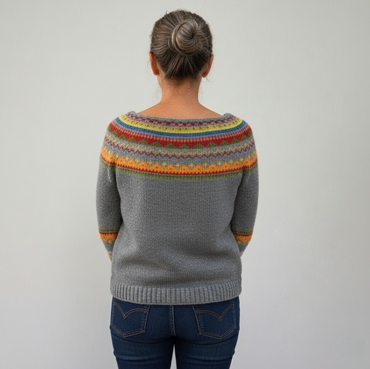 Apolline™ — Pull hivernal nordique doux confortable