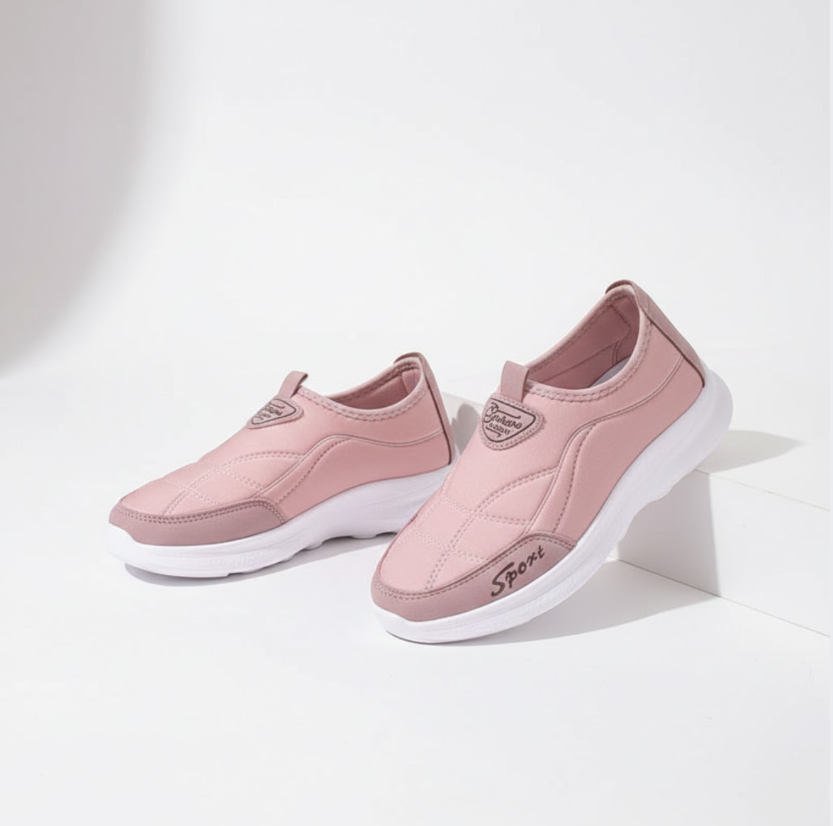 Sabine™ — Sneakers slip-on confortables modernes légères