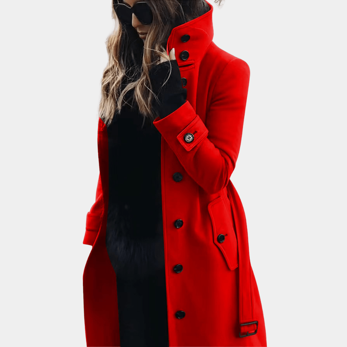 ELEGANT WARM TRENCH COAT