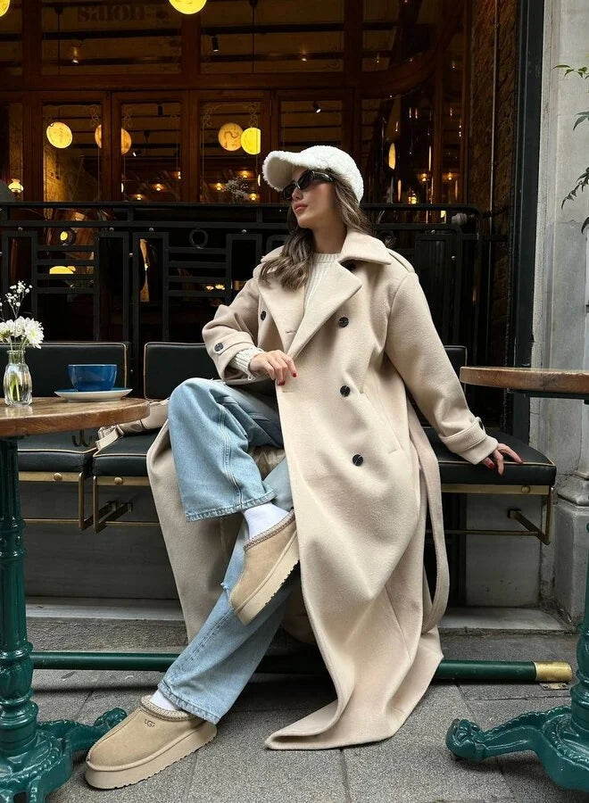 LYNA - WARM WINTER COAT WITH ELEGANT DESIGN